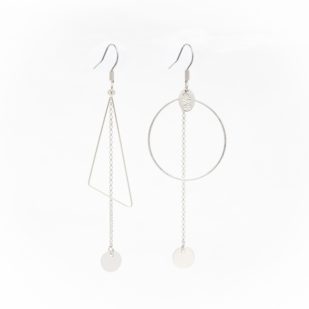 [201.CLOE-S] CLOE - BOUCLES D'OREILLES | Silver