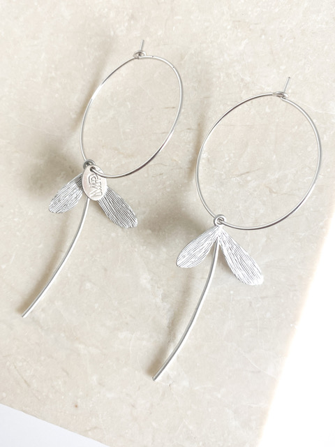 [201.LIBIE1-S] LIBIE - BOUCLES D'OREILLES | Silver