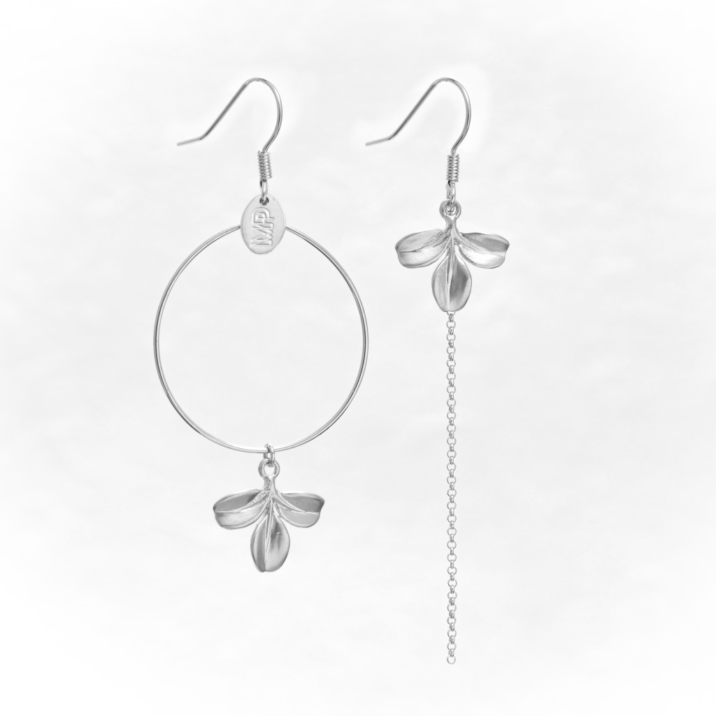 [201.LUCKY-S] LUCKY - BOUCLES D'OREILLES | Silver