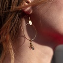 MAYA - BOUCLES D'OREILLES | Gold
