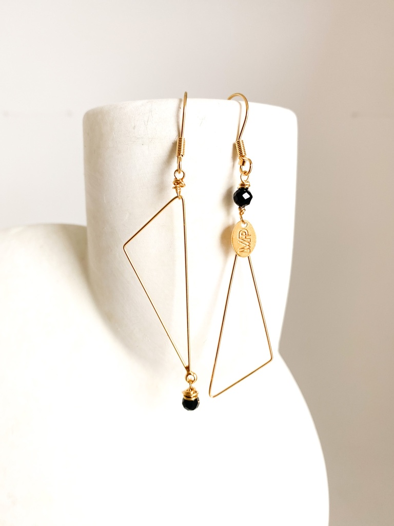 MEI - OORBELLEN | Gold Black