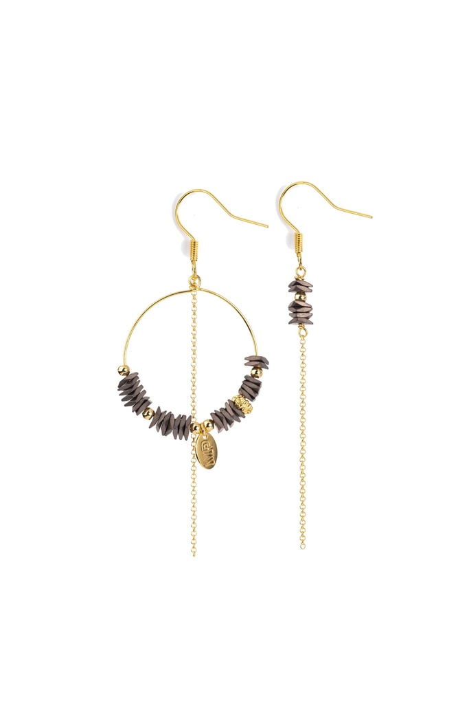 [201.MP-GG] MP - BOUCLES D'OREILLES | Gold Gold