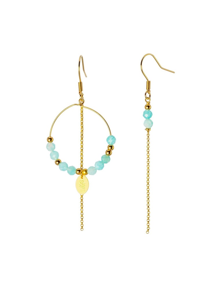 [201.MP-GM] MP - BOUCLES D'OREILLES | Gold Mint