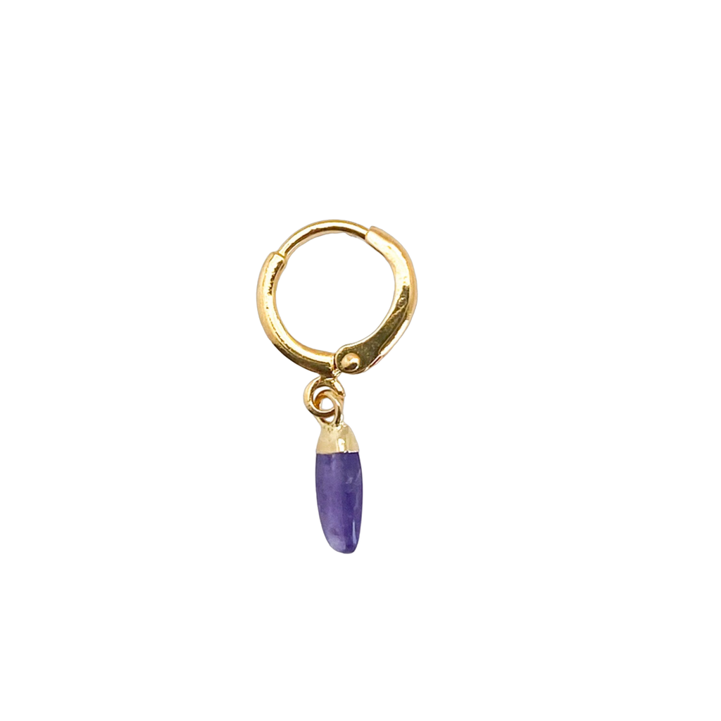 [202.EMBLEME-GPU] EMBLEME - MONO BOUCLE | Gold Amazonite