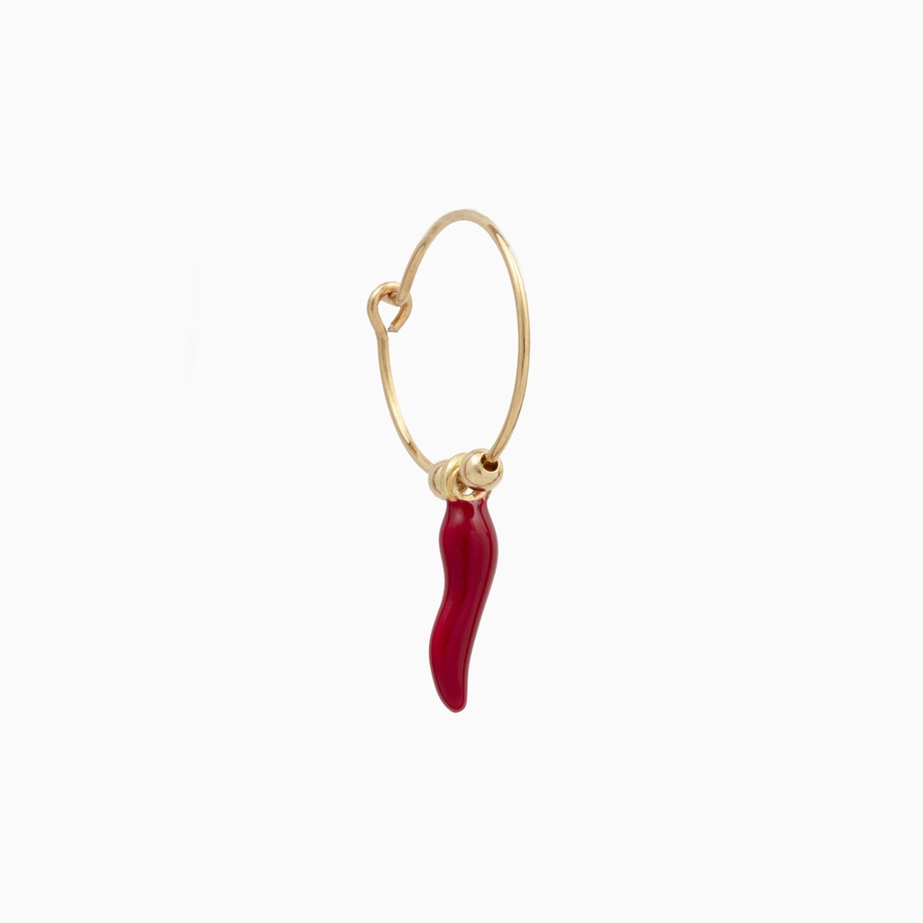 PIMENT - SINGLE OORBEL | Gold Red