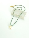BABAR - COLLIER | Gold White Turquoise