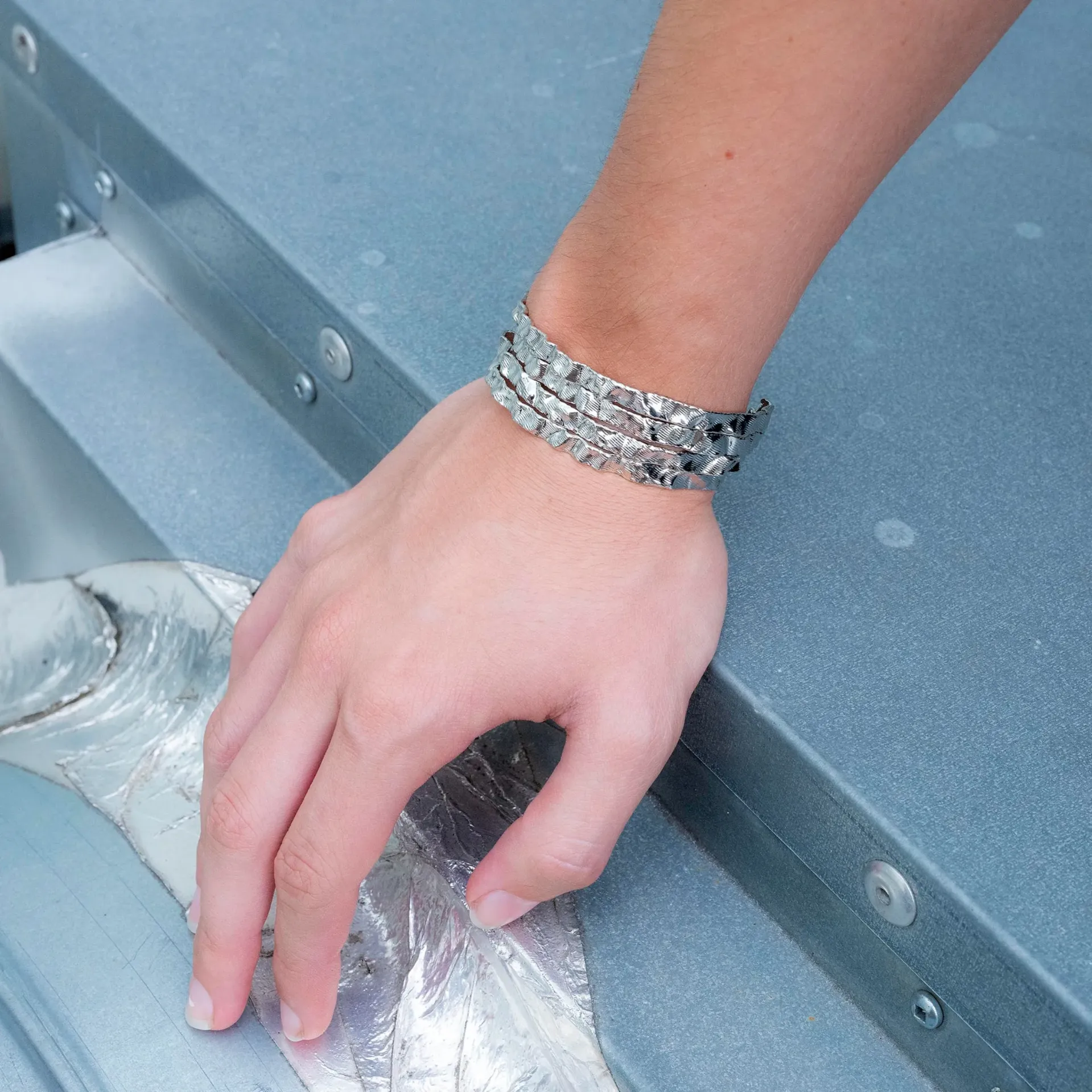 [212.CAP-B-S] CAP - ARMBAND | Silver