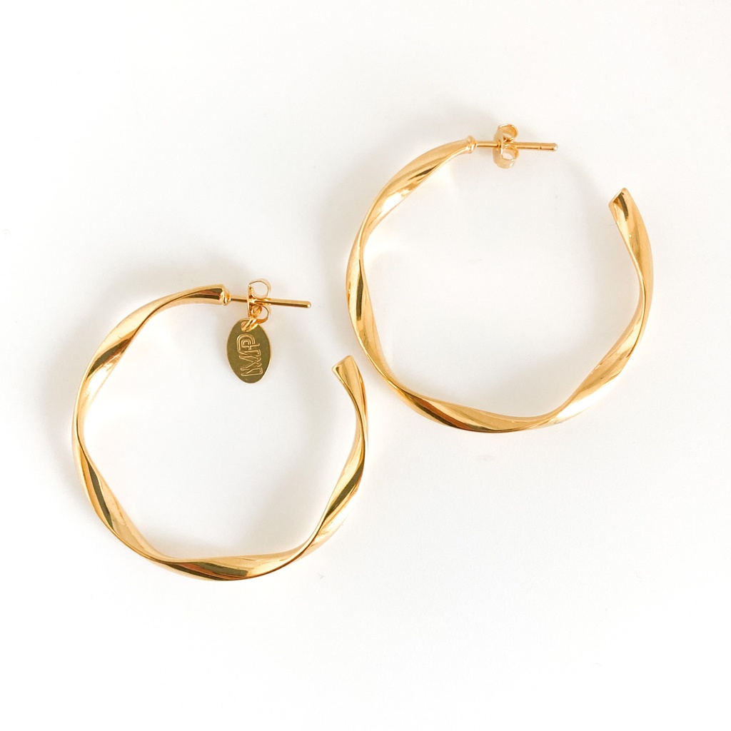 [212.CASSIS-E-G] CASSIS - BOUCLES D'OREILLES | Gold
