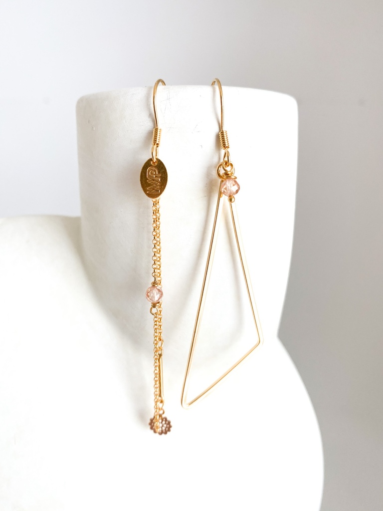 ISA - EARRINGS | Gold Champagne