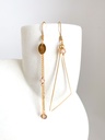 ISA - EARRINGS | Gold Champagne