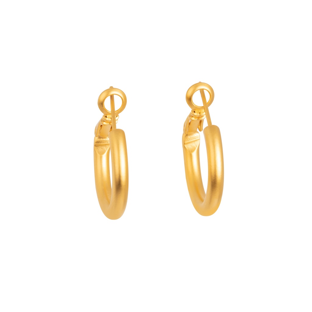 [212.MONACO-E-MG] MONACO - BOUCLES D'OREILLES | Gold Mat