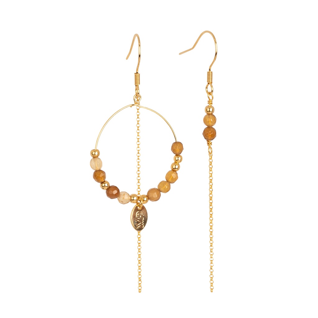[212.MP-GAC] MP - BOUCLES D'OREILLES | Gold Camel