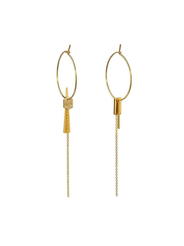 CHIC23 - BOUCLES D'OREILLES | Gold