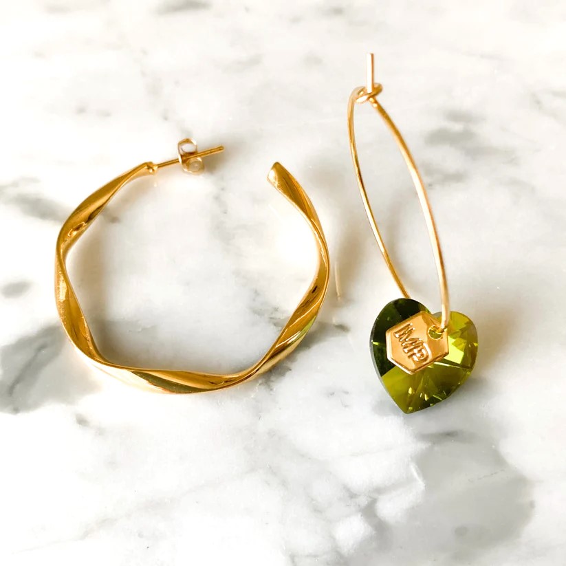 JADOR - BOUCLES D'OREILLES | Gold Kaki