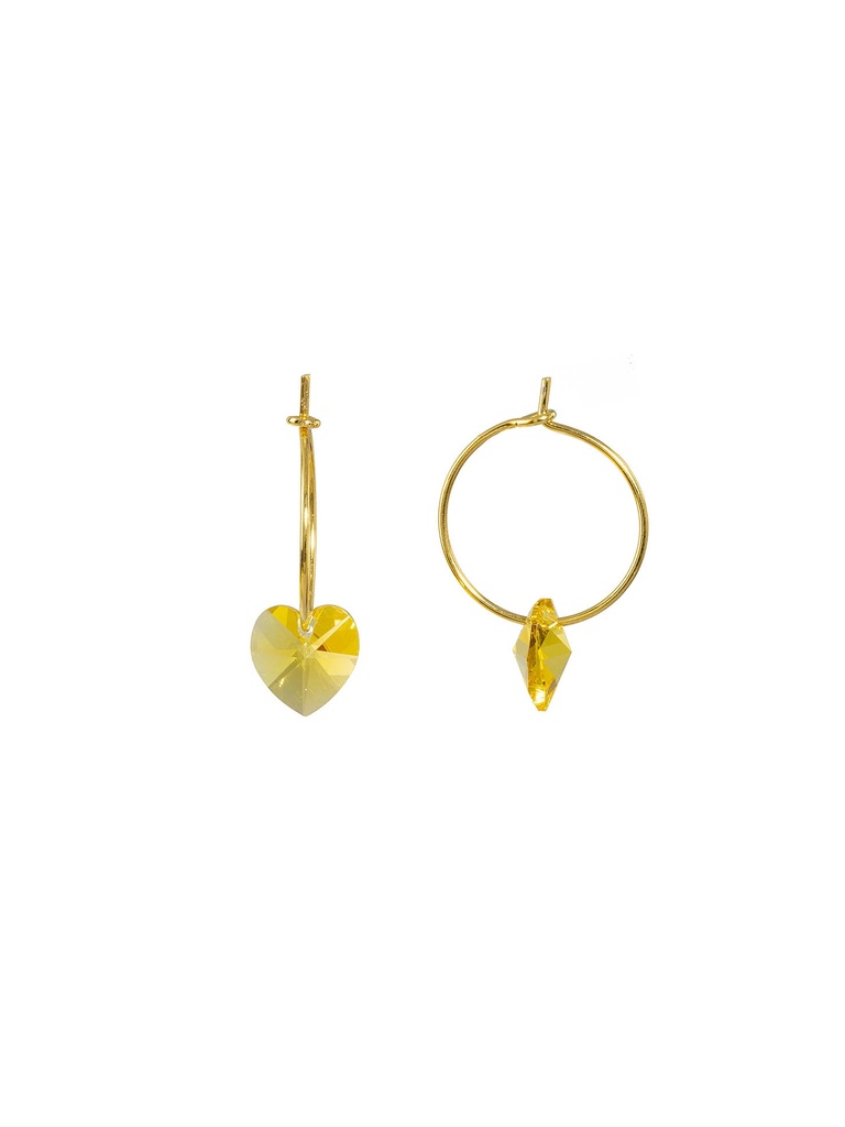[221.JADORXS-ES-GY] JADORXS - BOUCLES D'OREILLES | Gold Yellow