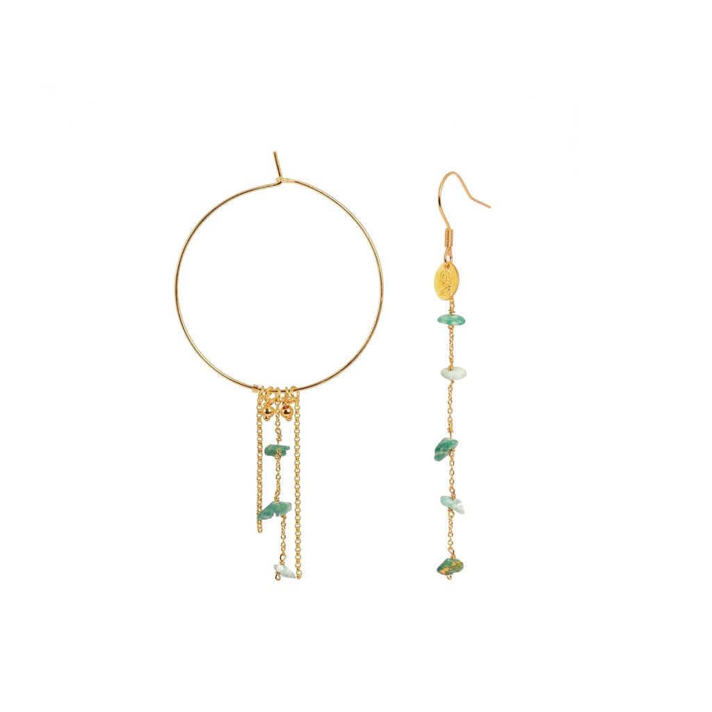 LOU - BOUCLES D'OREILLES | Gold Mint