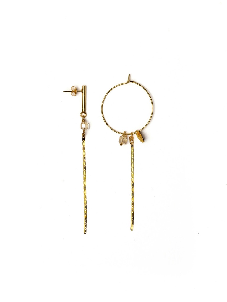 [222.VIPY-E-G] VIPY - BOUCLES D'OREILLES | Gold