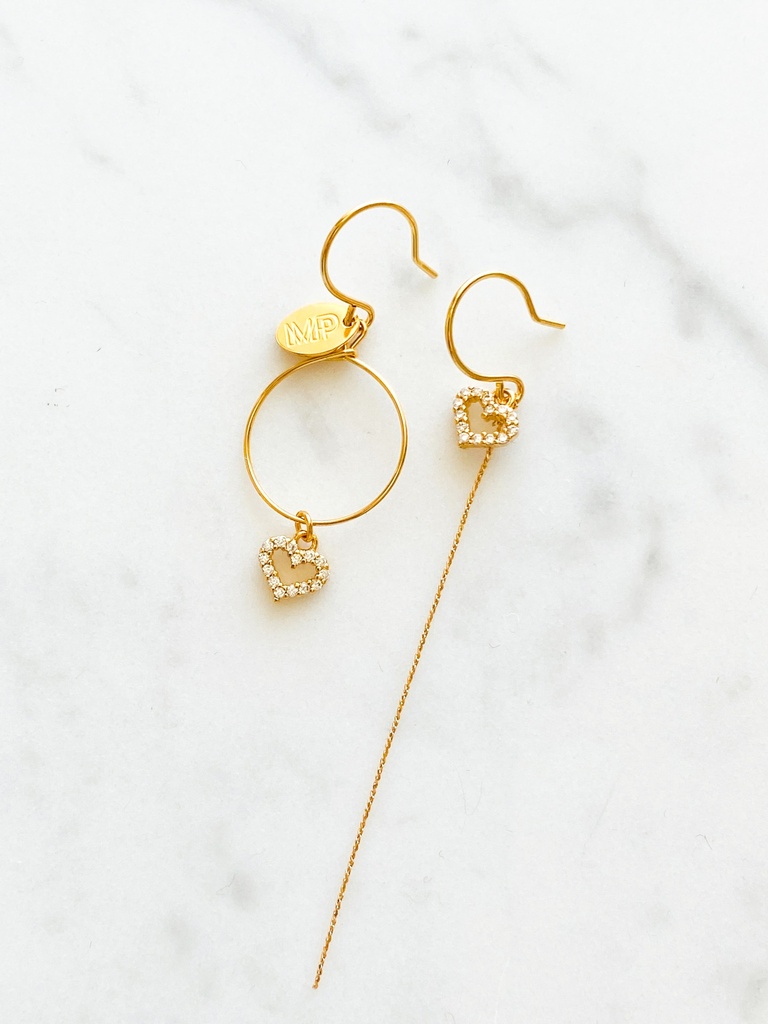 [231.CELIN23-E-G] CELIN - BOUCLES D'OREILLES | Gold