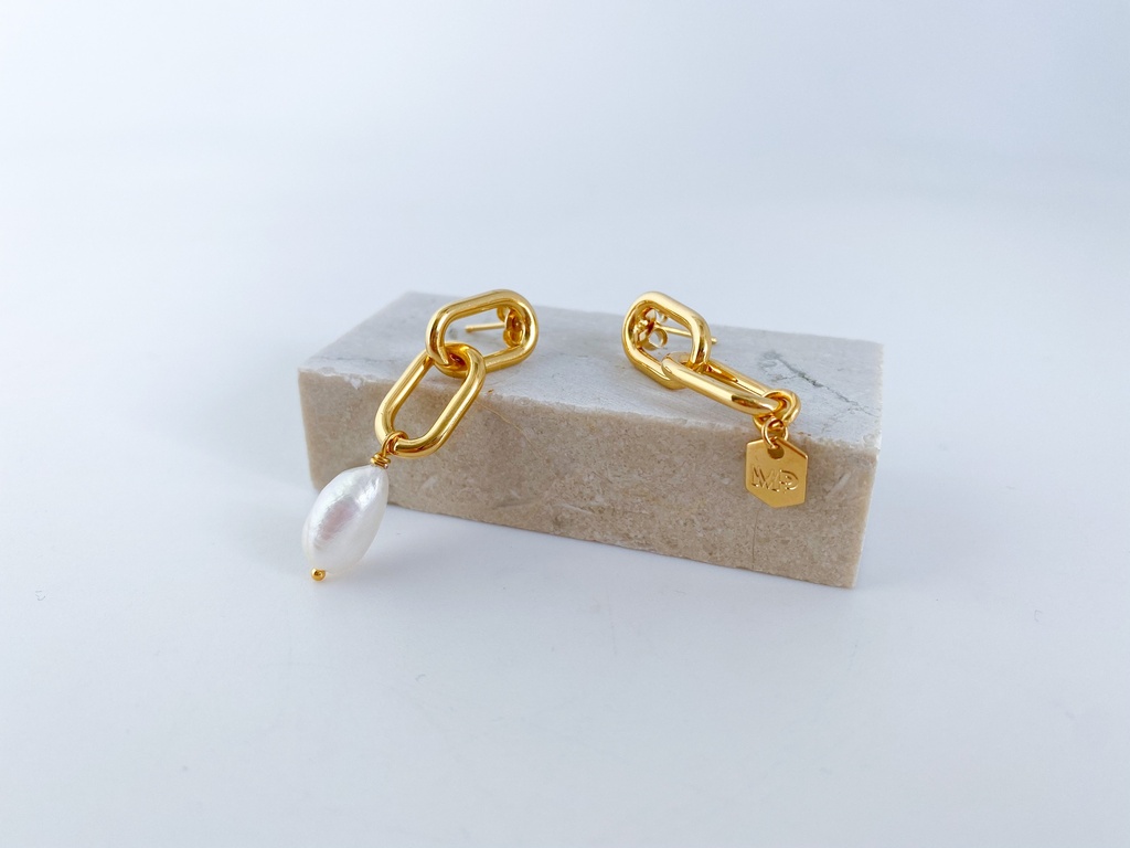 [231.ROCKYXS-E-GPE] ROCKYXS - BOUCLES D'OREILLES | Gold