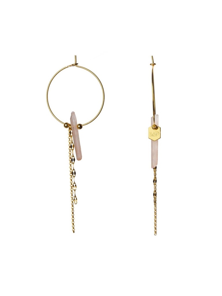 ROZE - BOUCLES D'OREILLES | Gold