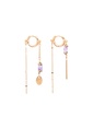 SIENA - BOUCLES D'OREILLES | Gold Purple