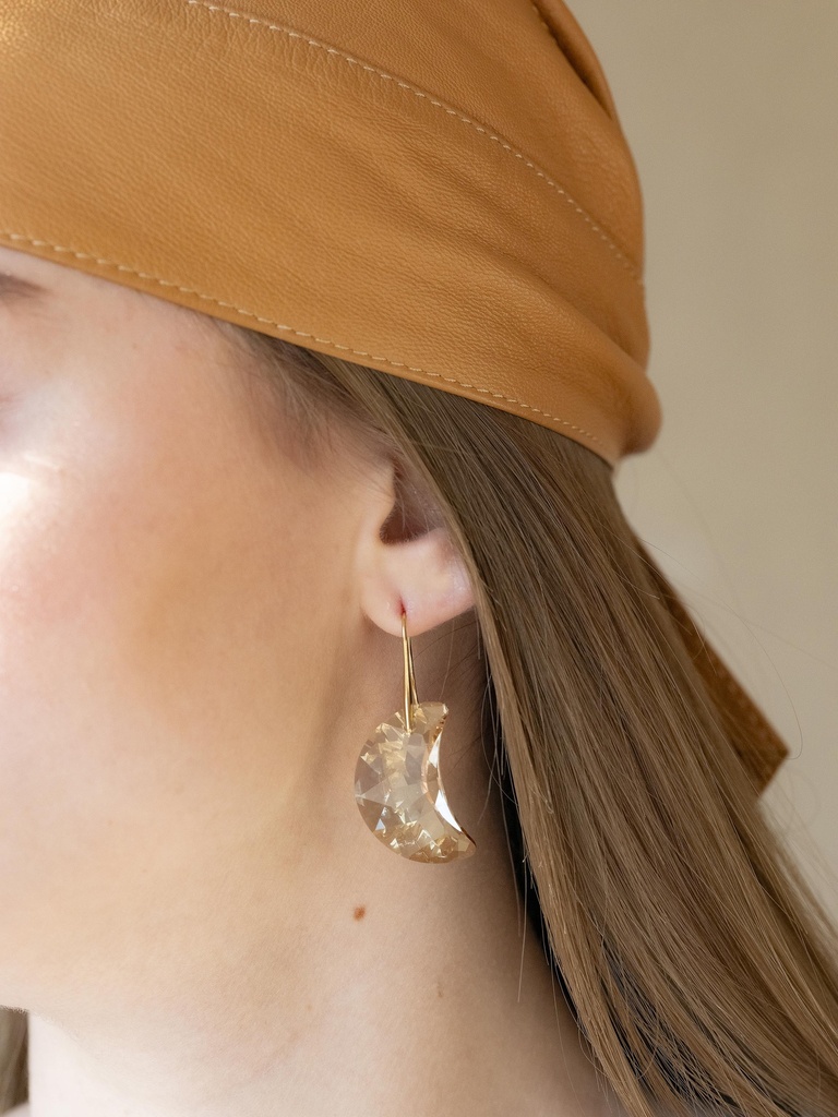 [241.CRISTA/M-LUNE] CRISTA - MONO BOUCLE | Gold Champagne