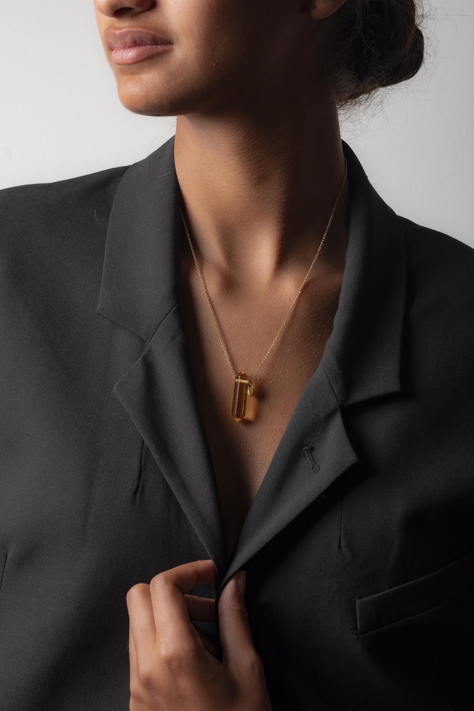 [241.CURL-N1-GY] CURL - COLLIER | Gold Yellow