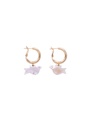 FLY - BOUCLES D'OREILLES | Gold Pearl