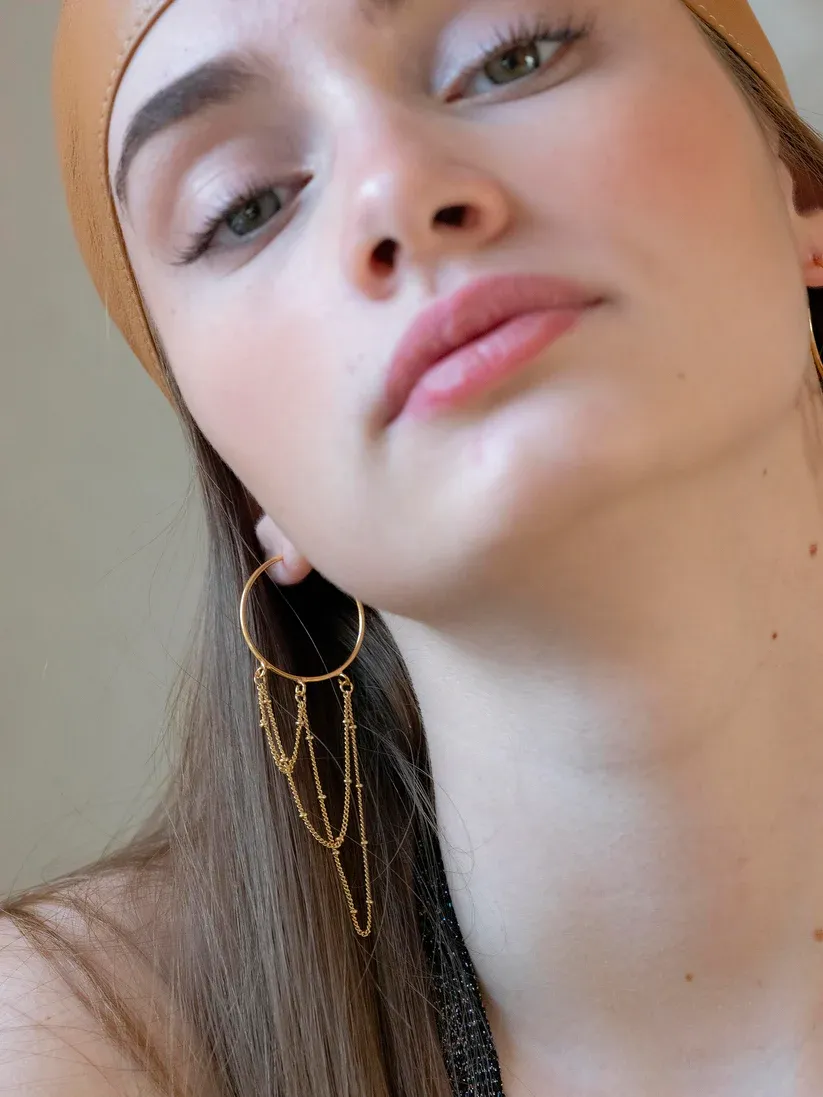 LUCY3 - BOUCLES D'OREILLES | Gold