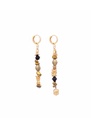 LUREX - BOUCLES D'OREILLES | Gold Black