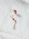 MACHA24 - BOUCLES D'OREILLES | Gold Pink