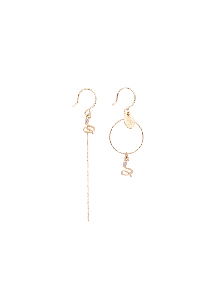 [241.MP10-SNAKEXS] MP10 - BOUCLES D'OREILLES | Gold