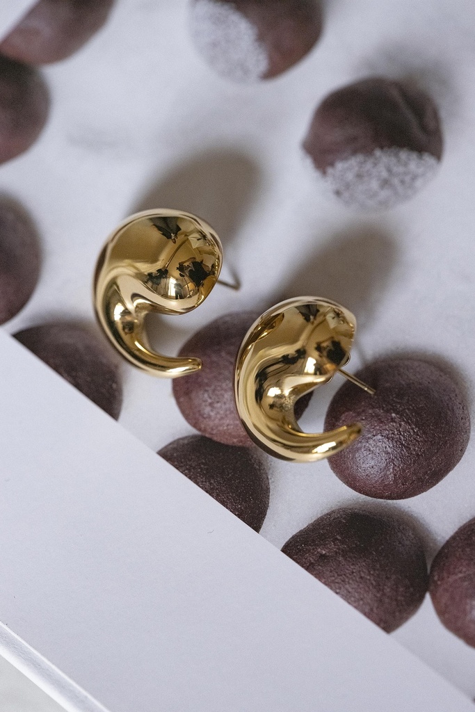 [241.NOL/A-E-G] NOL/A - BOUCLES D'OREILLES | Gold