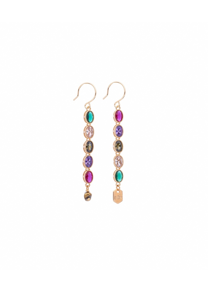 [241.SECRET-E-GMULTI] SECRET - BOUCLES D'OREILLES | Gold Multi