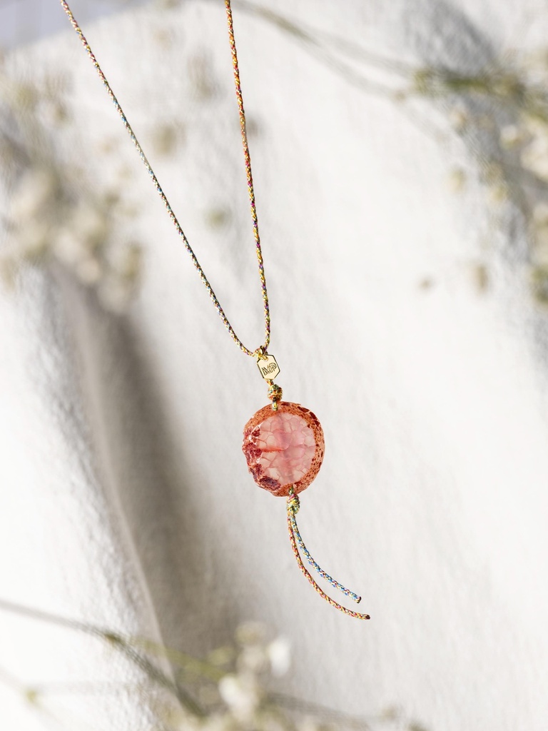 [241.SHOW-N-GF] SHOW - COLLIER | Gold Fuchsia