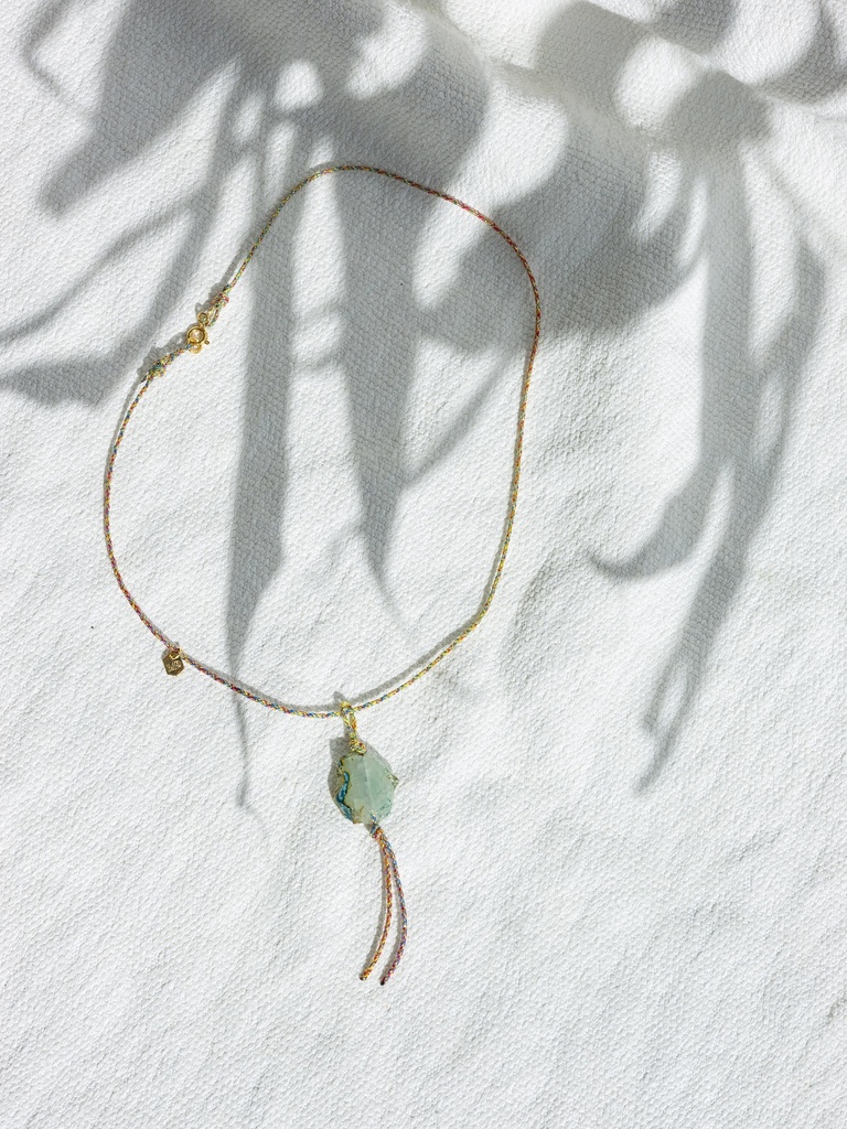 [241.SHOW-N-GGR] SHOW - NECKLACE | Gold Green