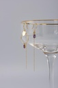 VENUS - OORBELLEN | Gold Purple