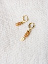 VIRGIL - OORBELLEN | Gold Pink