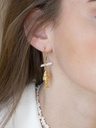WATZU - BOUCLES D'OREILLES | Gold Pearl