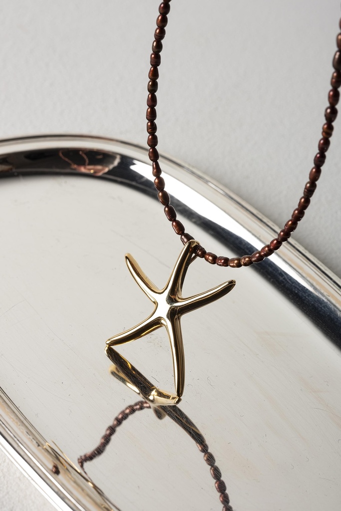 ASTER - COLLIER | Gold Brown