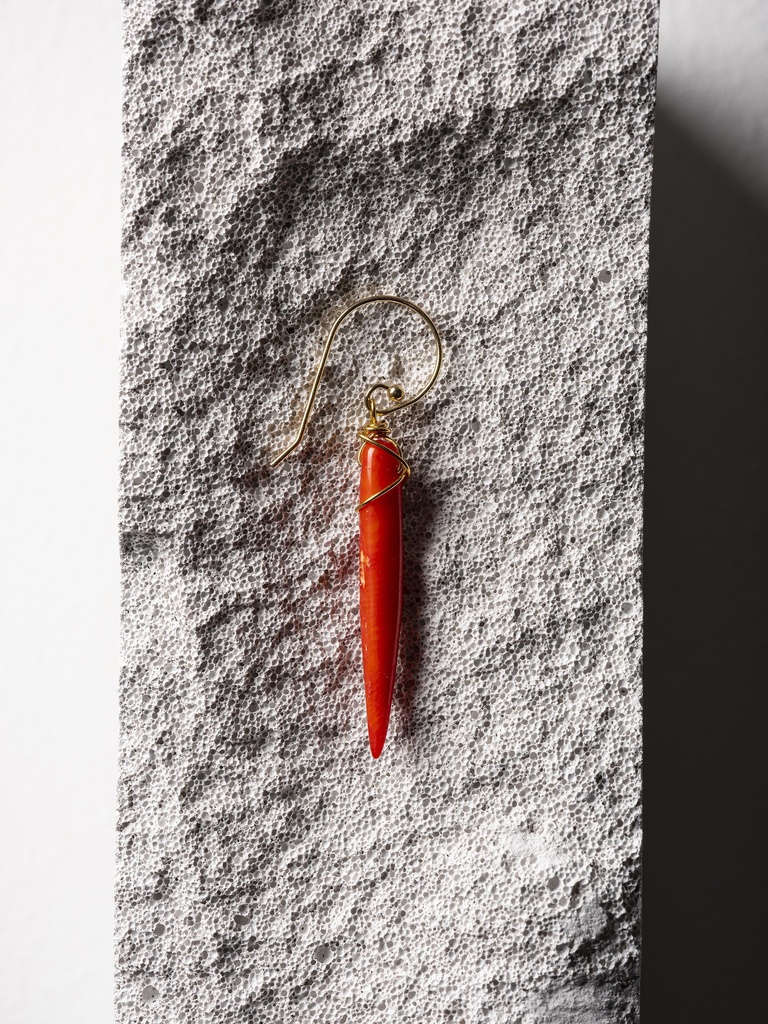 [242.CHILL/M-GR] CHILL - MONOBOUCLE | Gold Red