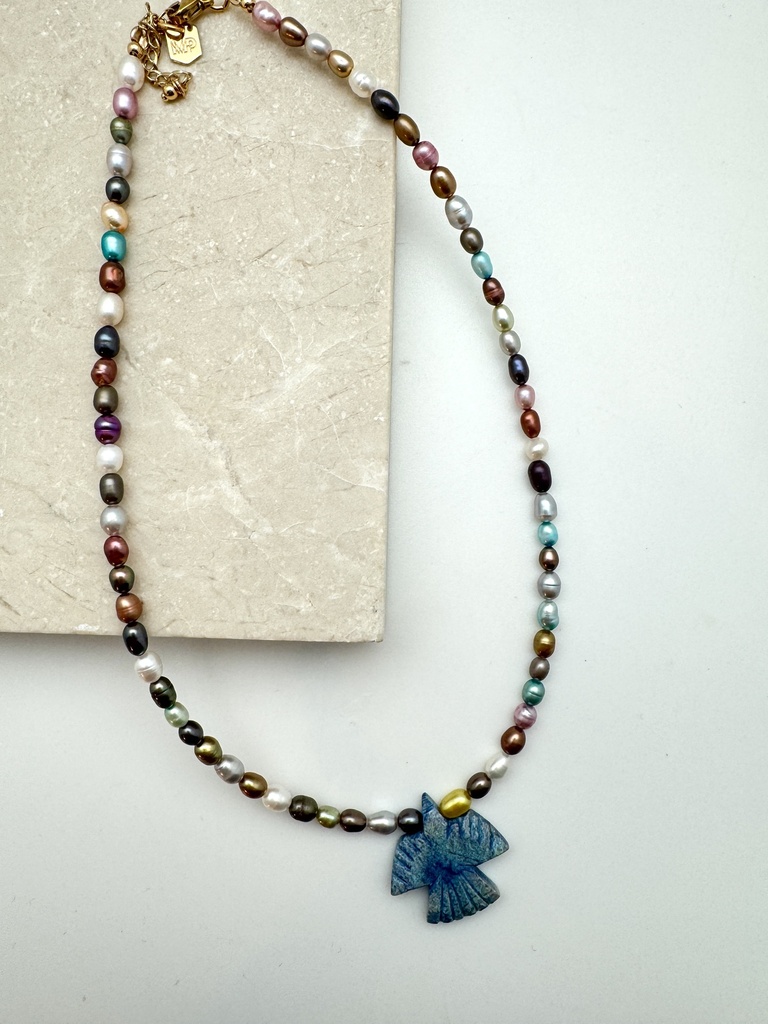 COWBOY- NECKLACE | Gold Pearl