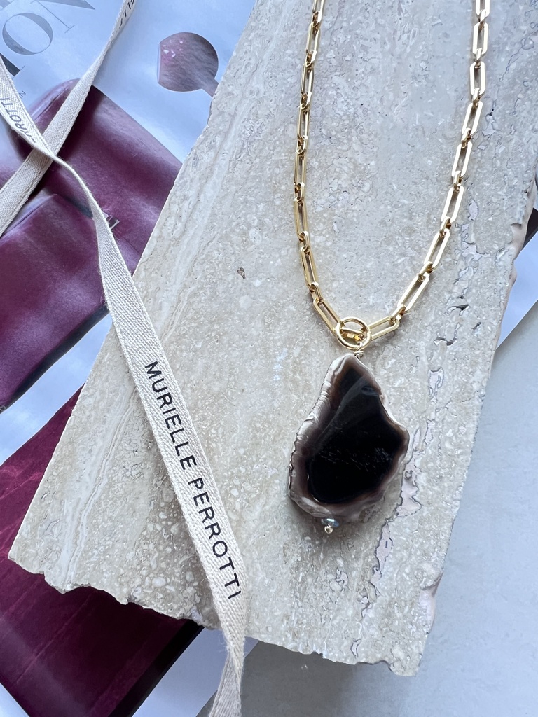 [242.HYPER-N-GBR] HYPER - COLLIER | Gold Black