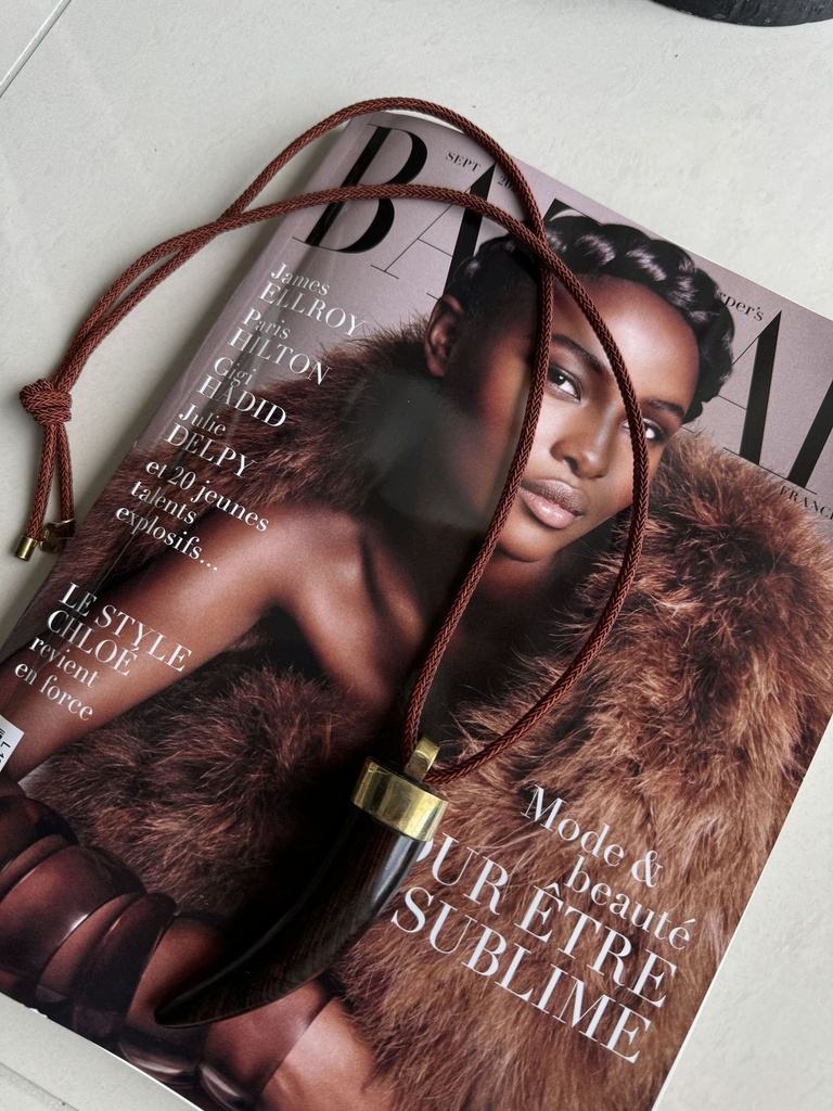 [242.JOKER/C-N-BCO] JOKER - COLLIER | BROWN Cognac