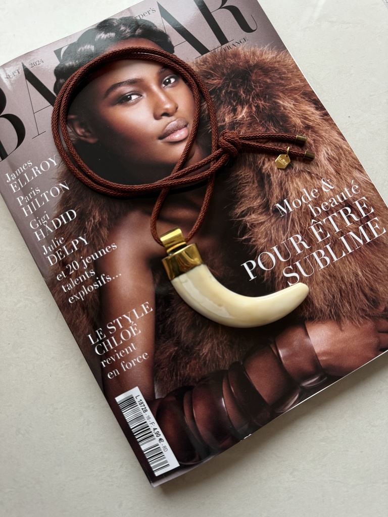 [242.JOKER/C-N-WCO] JOKER - COLLIER | White Cognac