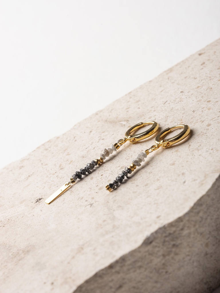 [242.K-RA-E] K-RA - BOUCLES D'OREILLES | Gold