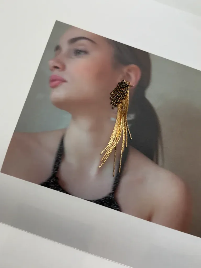 KYOTO-BOUCLES D'OREILLES | Black