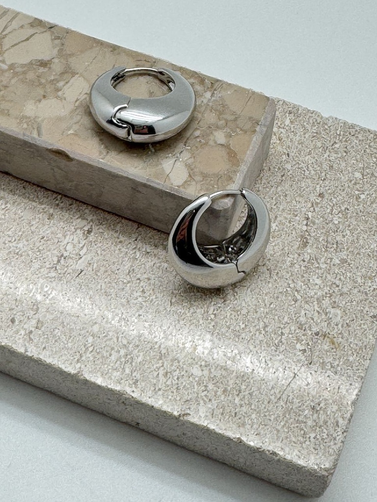 [242.LADY-E-S] LADY - OORBELLEN | Silver