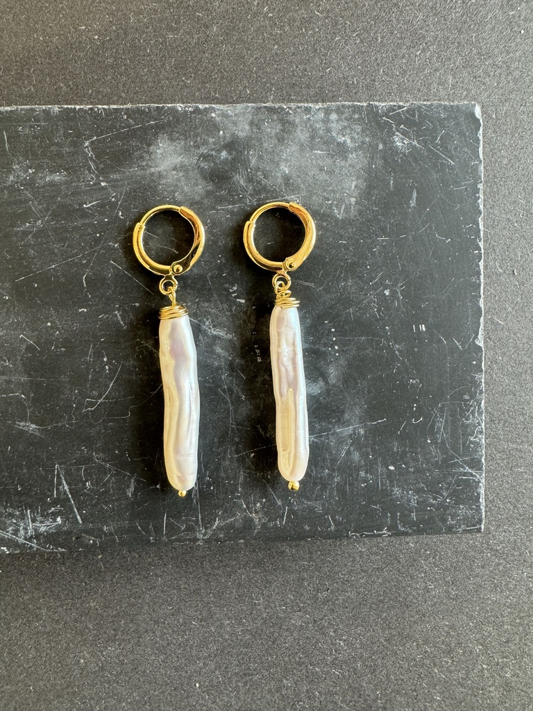 [242.MUSE-E-G] MUSE - BOUCLES D'OREILLES | Gold