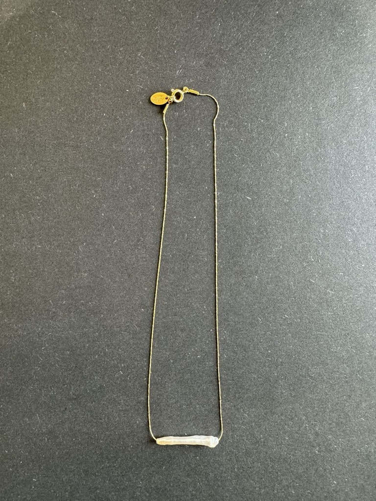 [242.MUSE-N-G] MUSE - NECKLACE | Gold white